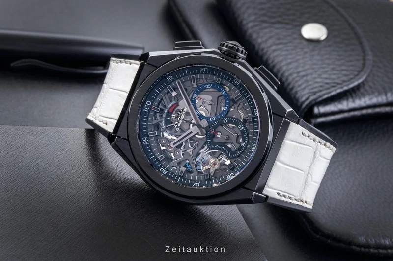 Zenith Defy chronograph ceramic automatic men's watch 49.9000.9004/78.R582 LP: 12000EUR [2506363]