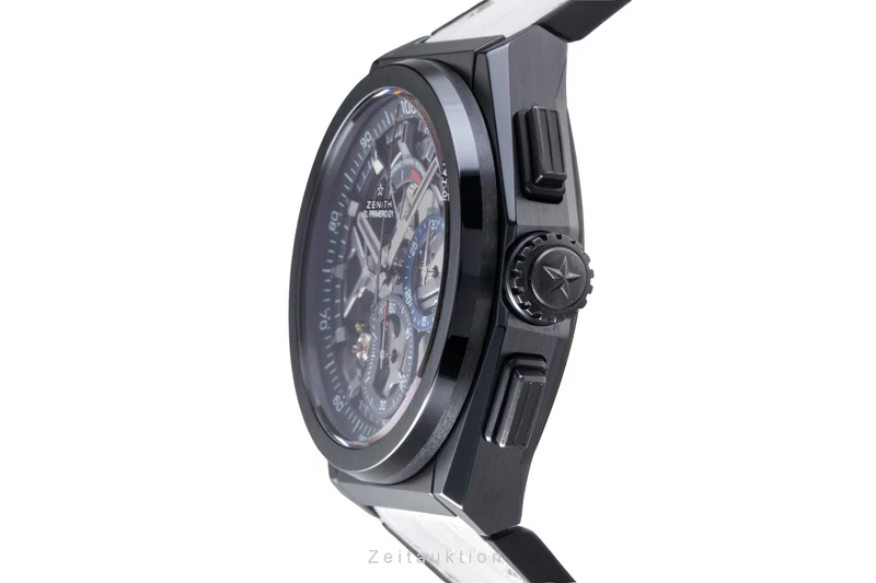 Zenith Defy chronograph ceramic automatic men's watch 49.9000.9004/78.R582 LP: 12000EUR [2506363]