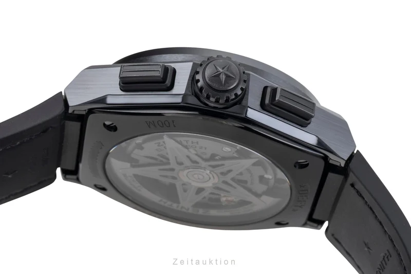 Zenith Defy chronograph ceramic automatic men's watch 49.9000.9004/78.R582 LP: 12000EUR [2506363]