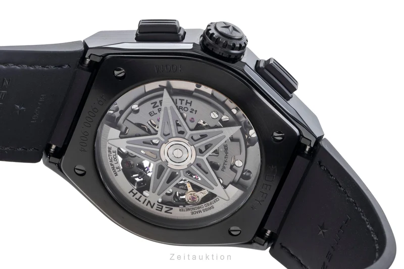 Zenith Defy chronograph ceramic automatic men's watch 49.9000.9004/78.R582 LP: 12000EUR [2506363]