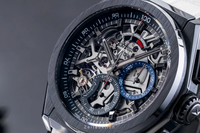 Zenith Defy chronograph ceramic automatic men's watch 49.9000.9004/78.R582 LP: 12000EUR [2506363]