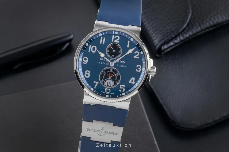 Ulysse Nardin Marine Chronometer titanium automatic men's watch 263-66 [2506129]