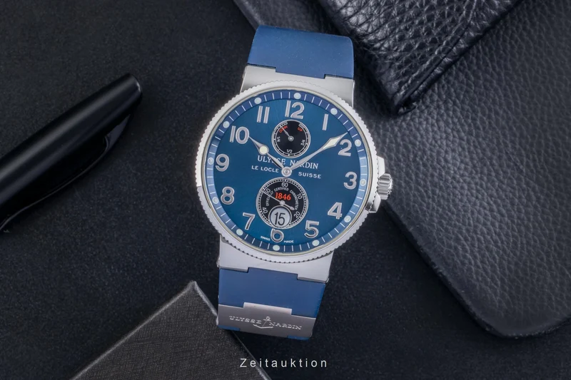 Ulysse Nardin Marine Chronometer titanium automatic men's watch 263-66 [2506129]