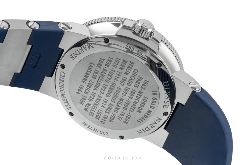 Ulysse Nardin Marine Chronometer titanium automatic men's watch 263-66 [2506129]