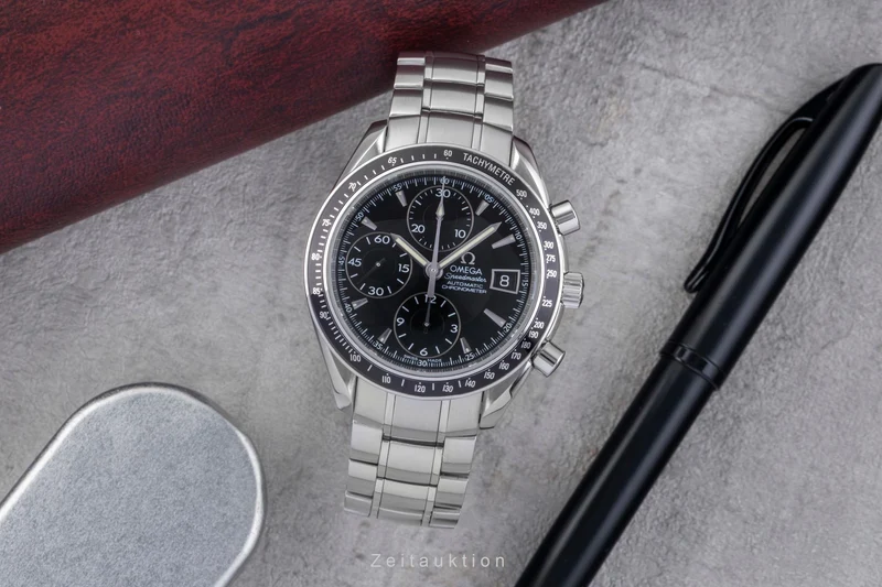 Omega Speedmaster Date chronograph steel automatic men's watch 3210.50.00 [2505666]