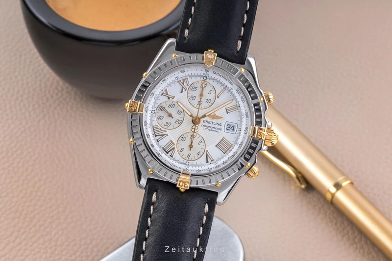 Breitling Crosswind chronograph steel / gold automatic men's watch B13355 [2505763]