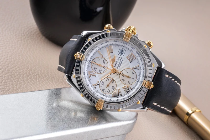 Breitling Crosswind chronograph steel / gold automatic men's watch B13355 [2505763]