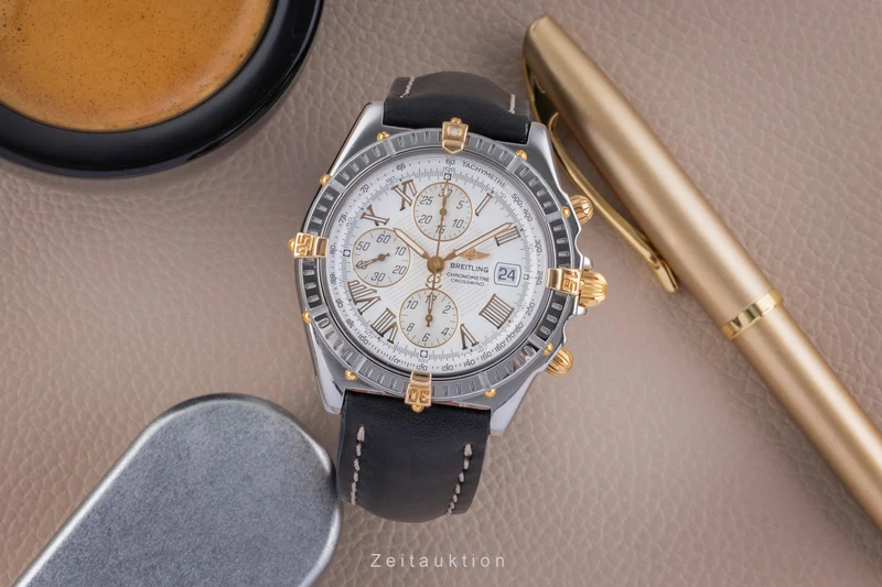 Breitling Crosswind chronograph steel / gold automatic men's watch B13355 [2505763]