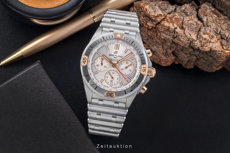 Breitling Chronomat chronograph steel / gold automatic men's watch IB0134 LP: 10850EUR [2506133]