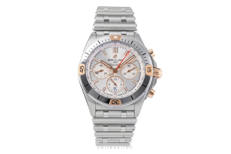 Breitling Chronomat chronograph steel / gold automatic men's watch IB0134 LP: 10850EUR [2506133]