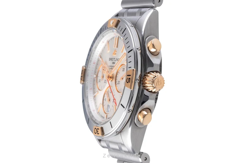 Breitling Chronomat chronograph steel / gold automatic men's watch IB0134 LP: 10850EUR [2506133]