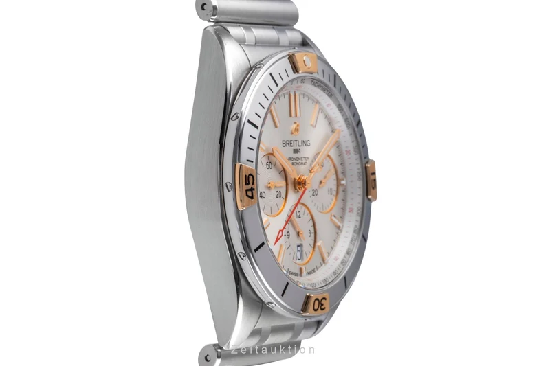Breitling Chronomat chronograph steel / gold automatic men's watch IB0134 LP: 10850EUR [2506133]