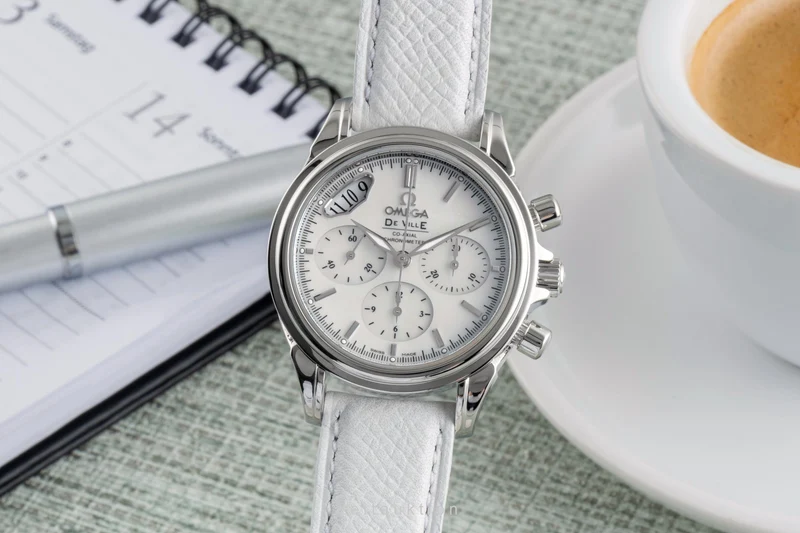 Omega De Ville chronograph steel automatic women's watch 4878.70.36 [2505280]