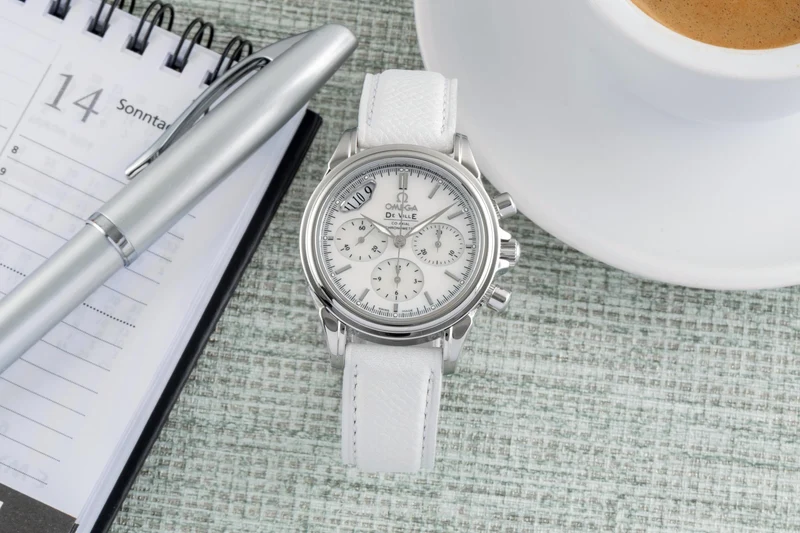 Omega De Ville chronograph steel automatic women's watch 4878.70.36 [2505280]