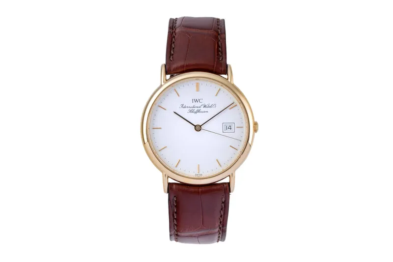 IWC Portofino 18 ct gold quartz men's watch IW333103 [2505755]
