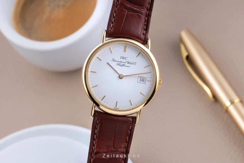 IWC Portofino 18 ct gold quartz men's watch IW333103 [2505755]