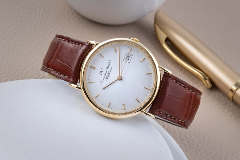 IWC Portofino 18 ct gold quartz men's watch IW333103 [2505755]