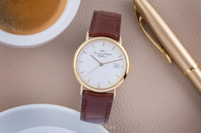 IWC Portofino 18 ct gold quartz men's watch IW333103 [2505755]