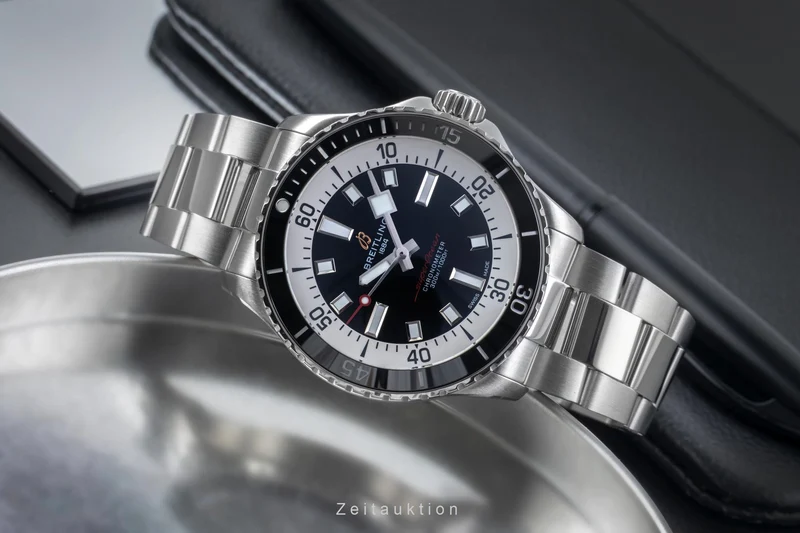 Breitling Superocean steel automatic men's watch A17375211B1A1 LP: 5650EUR [2505494]