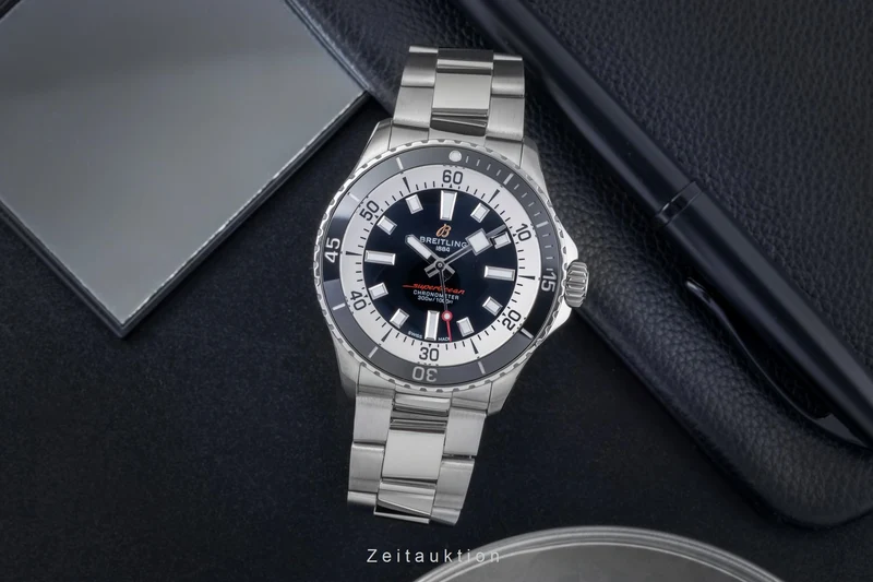 Breitling Superocean steel automatic men's watch A17375211B1A1 LP: 5650EUR [2505494]