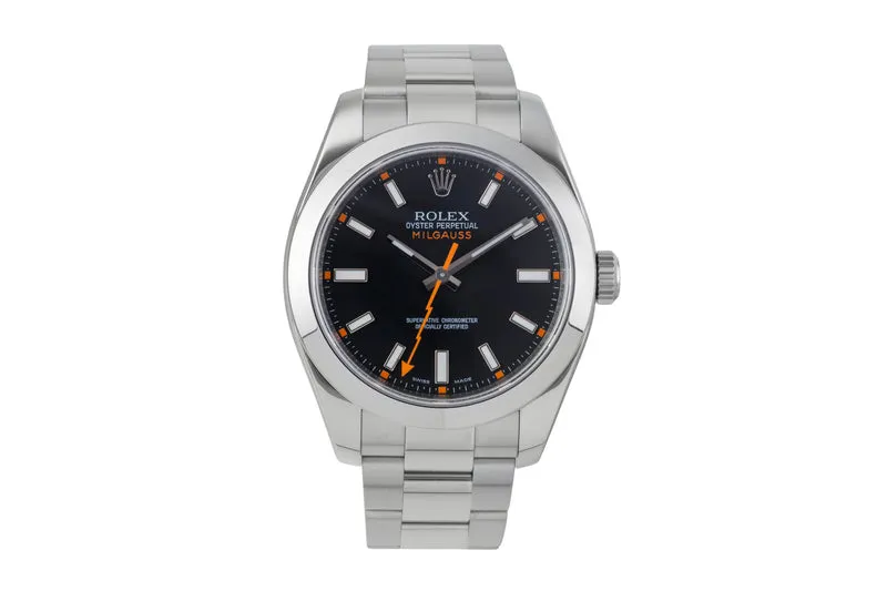 Rolex Milgauss steel automatic men's watch 116400 [2506786]