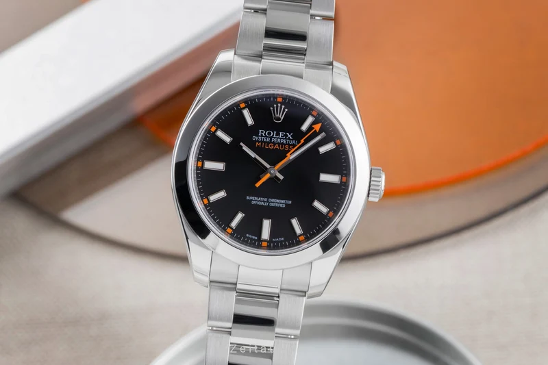 Rolex Milgauss steel automatic men's watch 116400 [2506786]