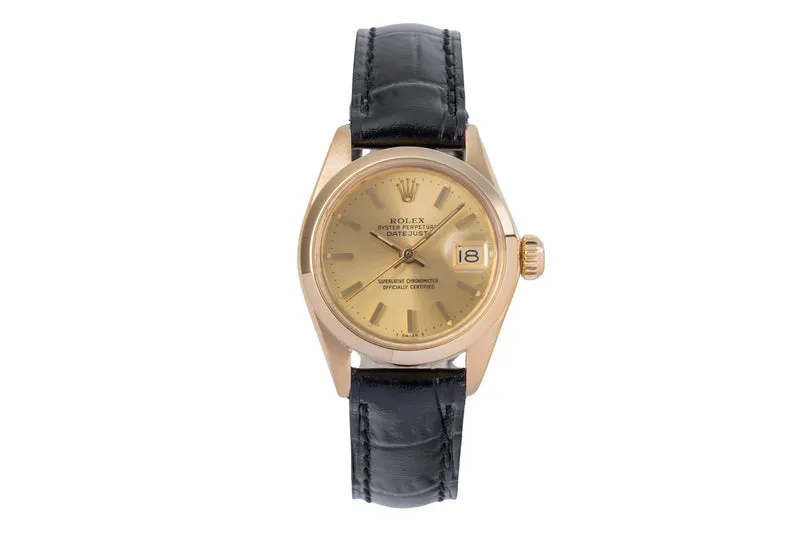 Rolex Lady Datejust 18 ct gold automatic women's watch 6916 [2506642]