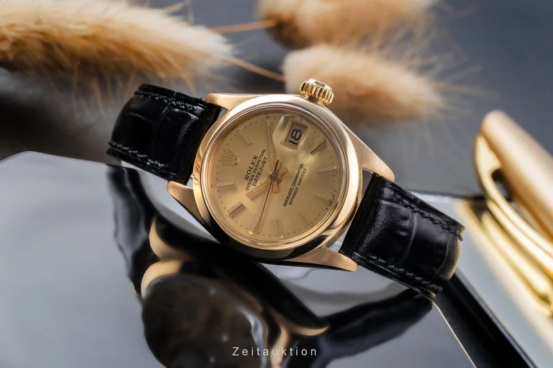 Rolex Lady Datejust 18 ct gold automatic women's watch 6916 [2506642]