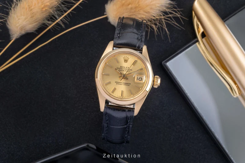 Rolex Lady Datejust 18 ct gold automatic women's watch 6916 [2506642]