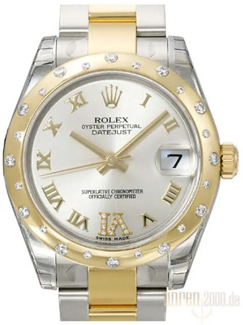 Rolex Datejust 31 Diamant Lünette 178343 Silber R DIA