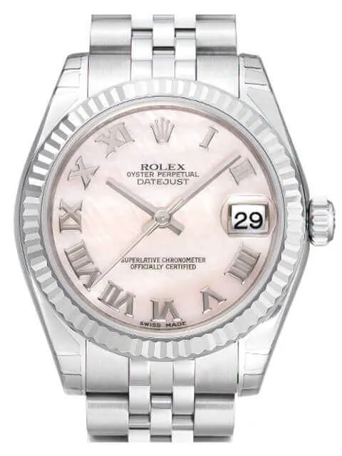 Rolex Oyster Datejust 31 178274 Pink Perlmutt R Jubile-Band