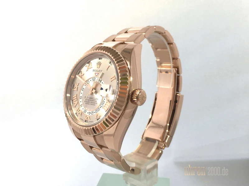 Rolex Sky-Dweller 326935 18 kt Roségold gebraucht aus 2014