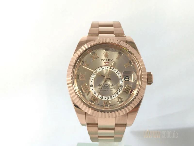 Rolex Sky-Dweller 326935 18 kt Roségold gebraucht aus 2014