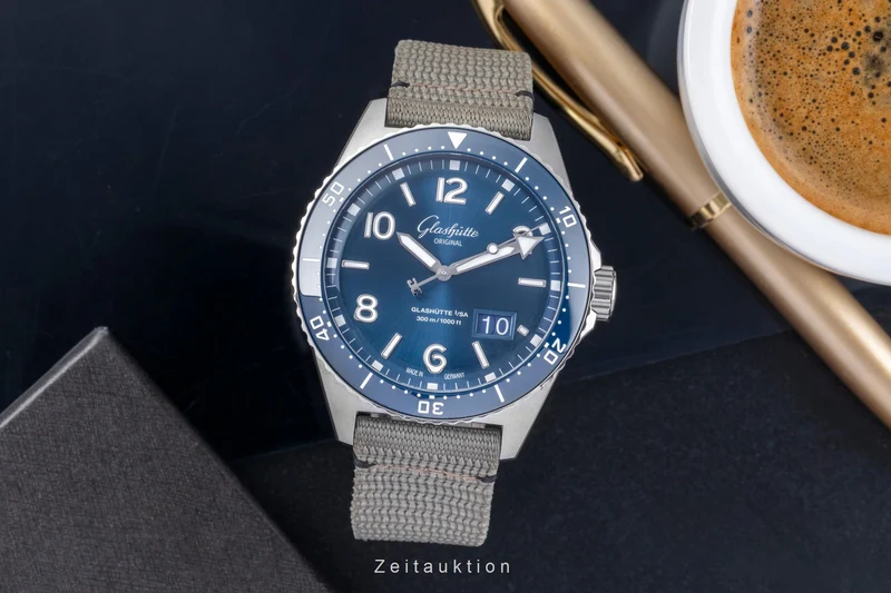 Glashütte SeaQ steel automatic men's watch 1-36-13-02-81-34 LP: 12700EUR [2506164]