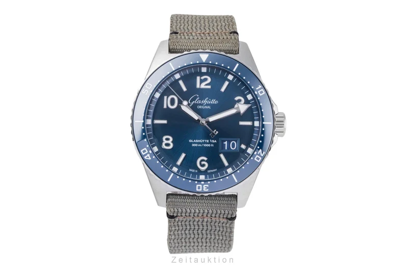 Glashütte SeaQ steel automatic men's watch 1-36-13-02-81-34 LP: 12700EUR [2506164]