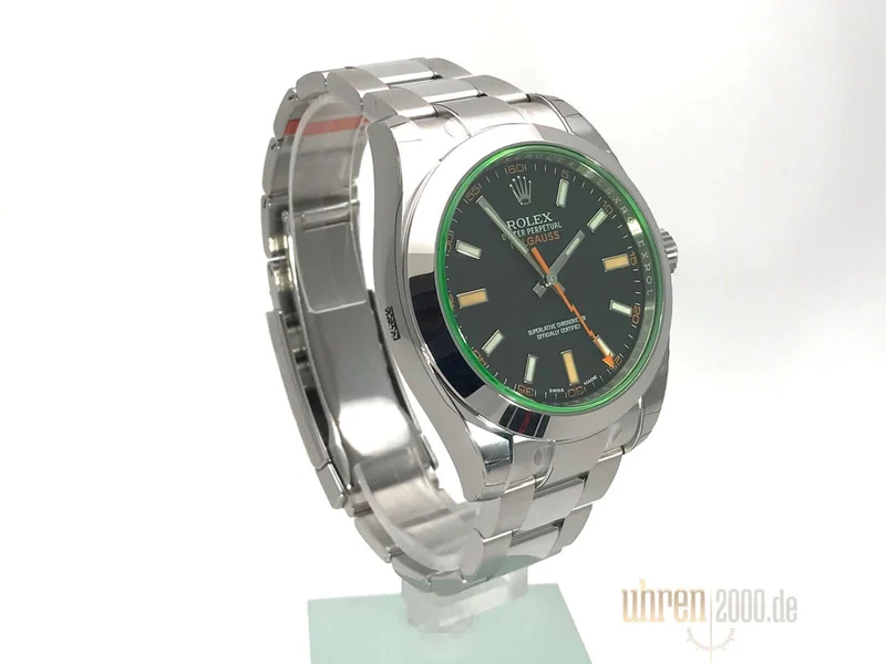 Rolex Oyster Perpetual Milgauss 116400GV LC100 aus 2015
