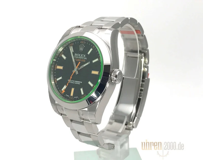 Rolex Oyster Perpetual Milgauss 116400GV LC100 aus 2015