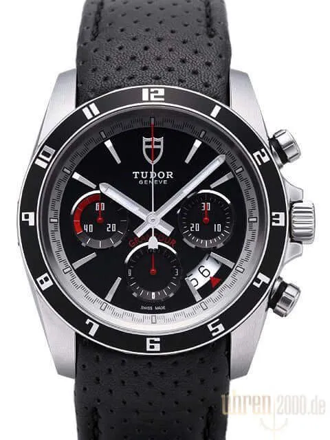 Tudor Grantour Chronograph 20530N Schwarz Lederband