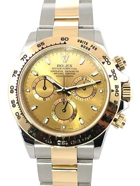 Rolex Daytona Edelstahl - Gelbgold 116503 Champagner