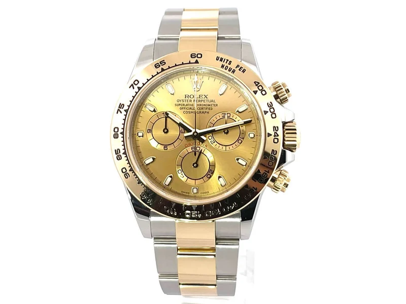 Rolex Daytona Edelstahl - Gelbgold 116503 Champagner
