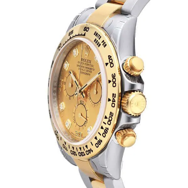 Rolex Daytona Edelstahl - Gelbgold 116503 Champagner DIA