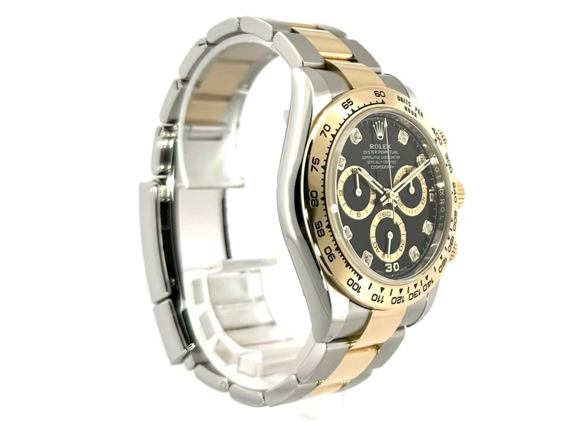 Rolex Daytona Edelstahl - Gelbgold 116503 Schwarz DIA