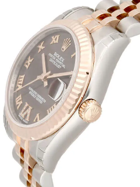 Rolex Datejust 31 Edelstahl Roségold 178271 Choco Dia Jubile
