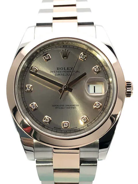 Rolex Datejust 41 Edelstahl Everose-Gold 126301 Sundust DIA