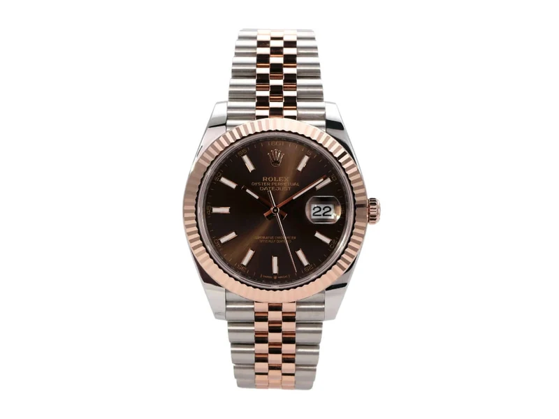 Rolex Datejust 41 Edelstahl Everose-Gold 126331 Choco Jubile