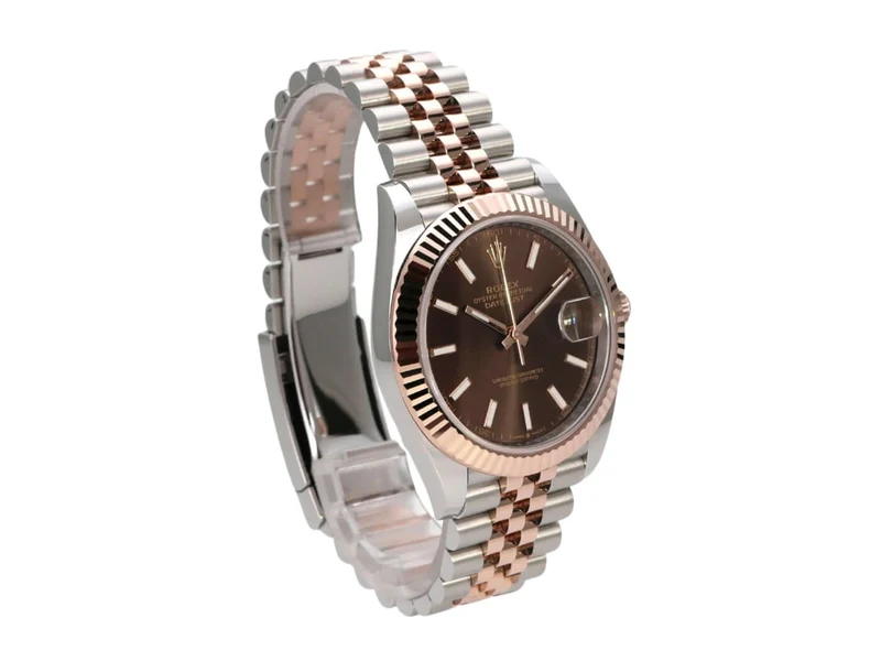 Rolex Datejust 41 Edelstahl Everose-Gold 126331 Choco Jubile