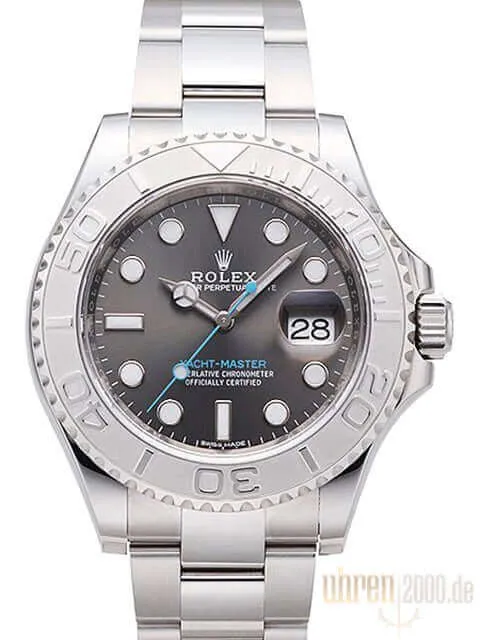 Rolex Yacht-Master Edelstahl Platin 116622 Rhodium
