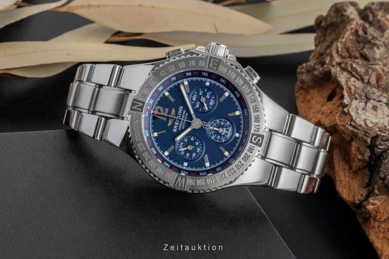 Breitling Hercules chronograph steel automatic men's watch A39362 [2505108]