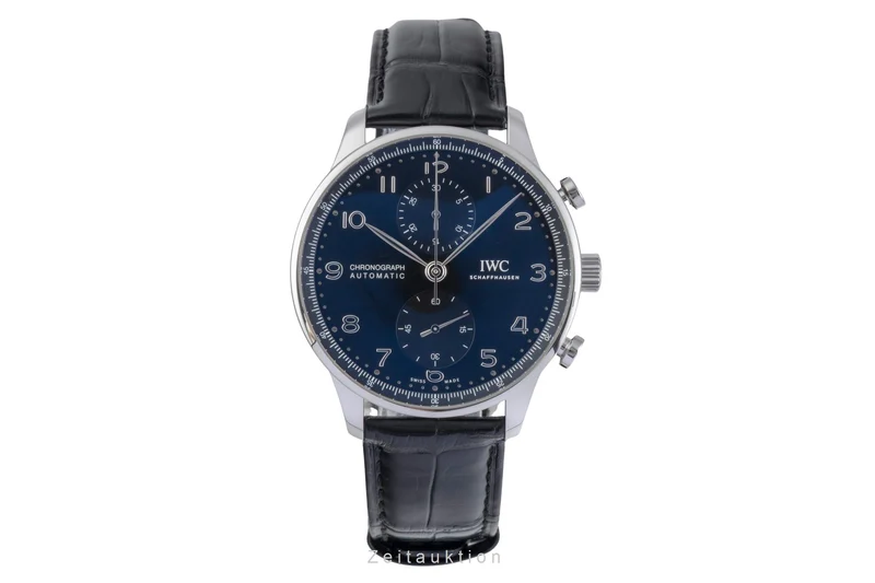 IWC Portugieser chronograph steel automatic men's watch IW371609 LP: 9100EUR [2505891]