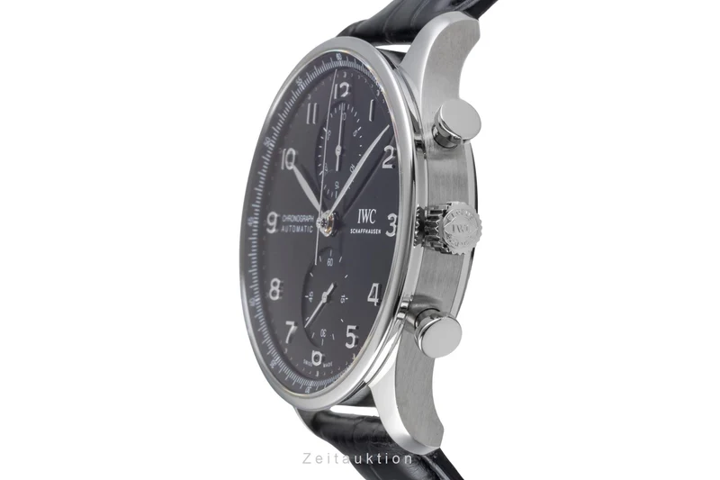 IWC Portugieser chronograph steel automatic men's watch IW371609 LP: 9100EUR [2505891]
